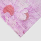 Hübsches Lila Blumenzapier Seidenpapier (Ausschnitt)