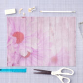 Hübsches Lila Blumenzapier Seidenpapier (Handwerk)