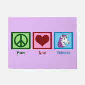 Hübsches Lila Einhorn Fußmatte (Vorderseite)