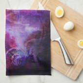 Hübsches lila feenhafte handtuch (Viertel Falte)