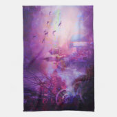 Hübsches lila feenhafte handtuch (Vertikal)