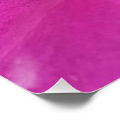 hübsches lila Foto Poster (Ecke)