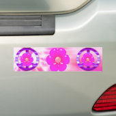 Hübsches lila Friedenszeichen Autoaufkleber (Auf Auto)