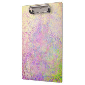 Hübsches lila Gold und rosa Textur Klemmbrett (Links)