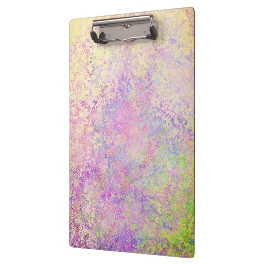 Hübsches lila Gold und rosa Textur Klemmbrett (Links)