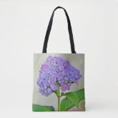 Hübsches Lila Hydrangea Tasche (Vorderseite)