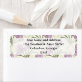 Hübsches Lila Iris Blume Muster (Insitu)