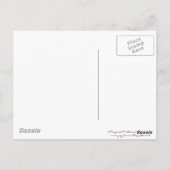 Hübsches Lila Peer Postkarte (Rückseite)