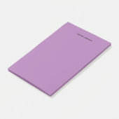 Hübsches Lila Post-it Klebezettel (angewinkelt)