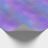 Hübsches Lila Schimmer-Glamour-Party Geschenkpapier (Ecke)