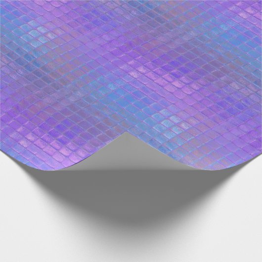 Hübsches Lila Schimmer-Glamour-Party Geschenkpapier (Ecke)