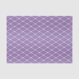 Hübsches Lila und Diamant-Muster Seidenpapier