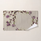 Hübsches Lila und Limones Handtuchhalter-Set Badhandtuch Set (Handtuch)