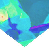 Hübsches Lila und rosa Zinnia im Sommergarten Tischdecke (Schrägansicht)