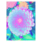 Hübsches Lila und rosa Zinnia im Sommergarten Tischdecke (Vorderseite)