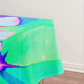 Hübsches Lila und rosa Zinnia im Sommergarten Tischdecke (Beispiel)