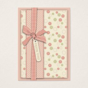 Hübsches Mädchen Blumen-TY Notecard