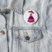 Hübsches Mädchen Button (Beispiel)
