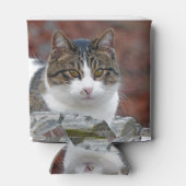 Hübsches Mädchen Dosenkühler (Rückseite)