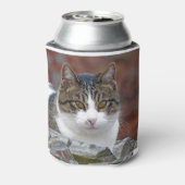 Hübsches Mädchen Dosenkühler (Kanne Rückseite)