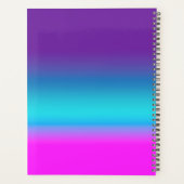 Hübsches Mädchen lila Neon Dame trendige schöne Ku Planer (Rückseite)