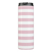 hübsches Mädchen mit rosa Bug Thermosbecher (Rückseite)