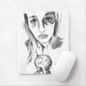 Hübsches Mädchen mit Schmelzen Eiscreme Sketch Mousepad (Mit Mouse)