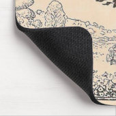 Hübsches Mädchen Mousepad (Ecke)