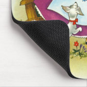 Hübsches Mädchen Mousepad (Ecke)
