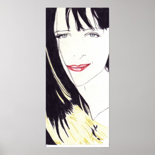 Hübsches Mädchen Poster (Vorne)