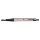 Hübsches Mädchen-Rosa-Blush-Glitter Kugelschreiber (Rückseite)