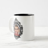 Hübsches Mädchen Zweifarbige Tasse (Vorderseite Links)