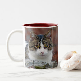 Hübsches Mädchen Zweifarbige Tasse