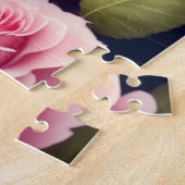 Hübsches Maine Coon & Blume Portrait Puzzle (Seite)