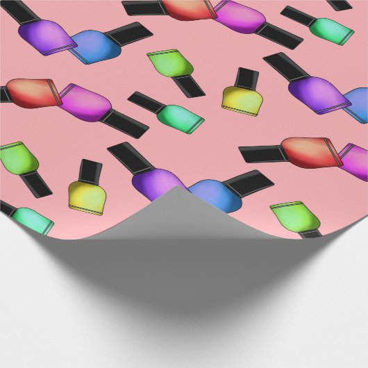 Hübsches Makeup Geschenkpapier (Ecke)