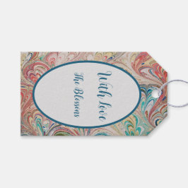 Hübsches Marbellpapier Personalisierte Geschenkmar Geschenkanhänger