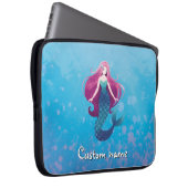 Hübsches Meer Mermaid Personalisierter Laptop Slee Laptopschutzhülle (Vorne Rechts)