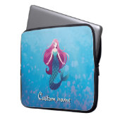 Hübsches Meer Mermaid Personalisierter Laptop Slee Laptopschutzhülle (Vorderseite Links)