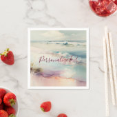 Hübsches Meer Serviette (Beispiel)