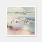 Hübsches Meer Serviette (Vorderseite)