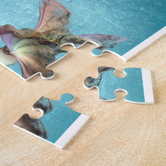 Hübsches Meerjungfrau-Puzzlespiel Puzzle (Seite)
