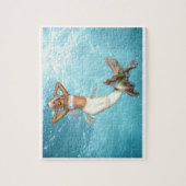 Hübsches Meerjungfrau-Puzzlespiel Puzzle (Vertikal)