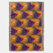 Hübsches mehrfarbiges Kegeltuch Decke (Vorderseite Vertikal)