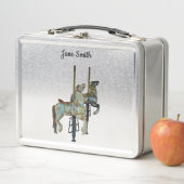 Hübsches Mergo Round Carousel Horses Lunch Box (Beispiel)