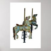 Hübsches Mergo Round Carousel Horses Poster (Vorne)