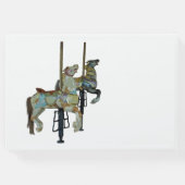 Hübsches Mergo Round Carousel Pferde Gästebuch (Rückseite)