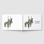 Hübsches Mergo Round Carousel Pferde Gästebuch (Voll)