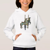 Hübsches Merry Go Round Carousel Horses Child Hoodie (Vorderseite)