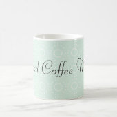 Hübsches Minzmuster Gute Kaffee-Tasse Kaffeetasse (Mittel)