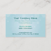 Hübsches Mischungs-Hundeblaues Haustier-sitzender Visitenkarte (Rückseite)